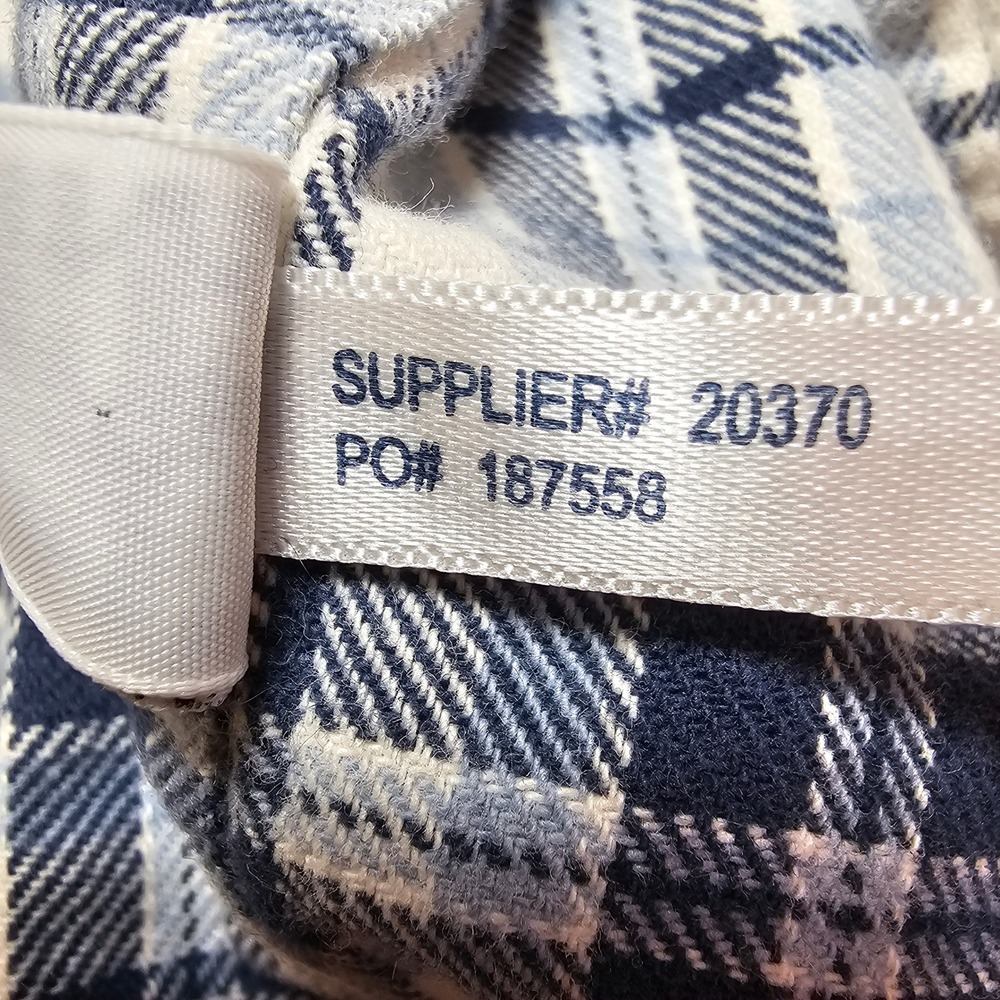 Polo Ralph Lauren Mens XXL Blue White Plaid Cotton Button Down Shirt Long Sleeve - Picture 11 of 16